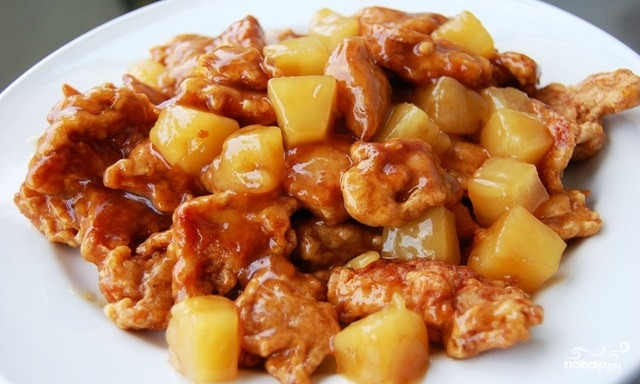 ქათამი ანანასით