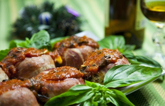 ინდაურის კატლეტები პროშუტოთი 2