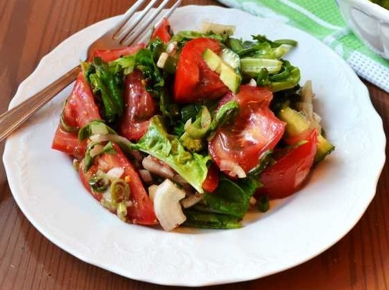 სოუსი ბოსტნეულის სალათისთვის